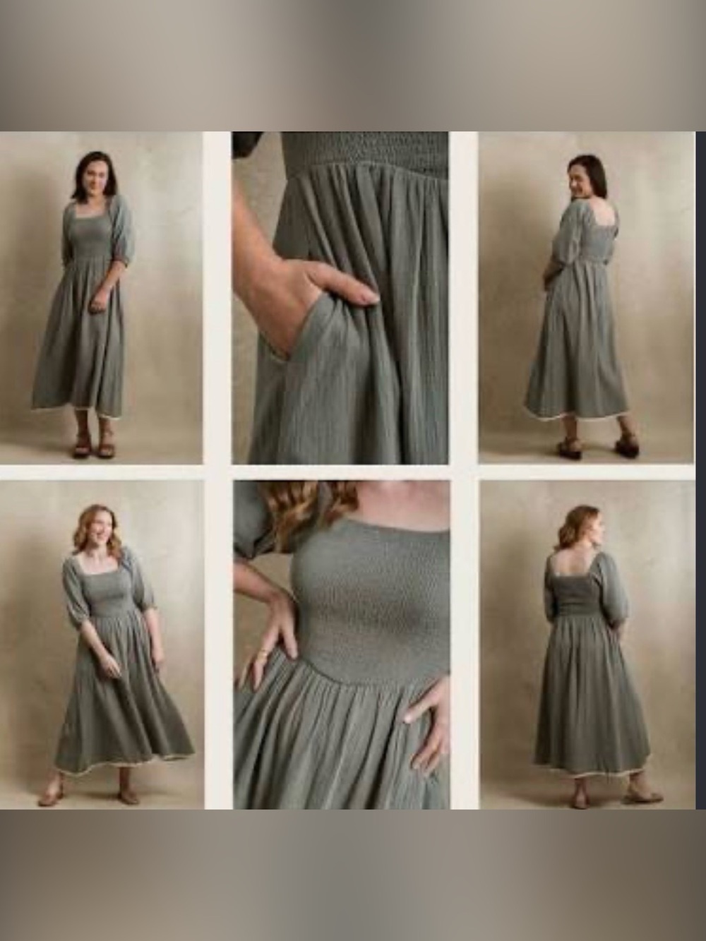 Neuflora Loveland Dress Eucalyptus